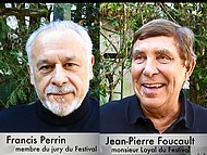 Jean Pierre Foucault et Françis Perrin parlent du Festival