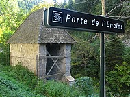 La "porte de l'enclos" en Grande Chartreuse
