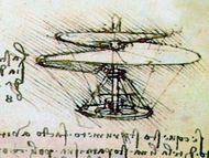 Léonard de Vinci, l'hélicoptère!