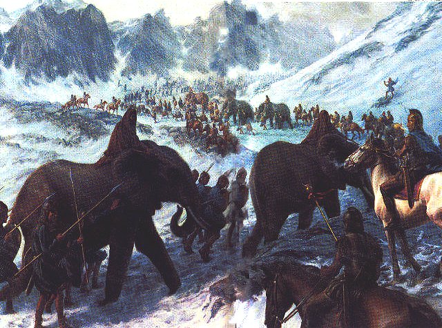 Hannibal Le passage, la traversée des Alpes, spectacle de rue à Voiron