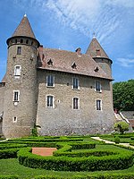 Château de Virieu depuis le jardin
