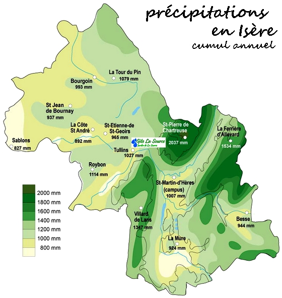 pr�cipitations en Is�re