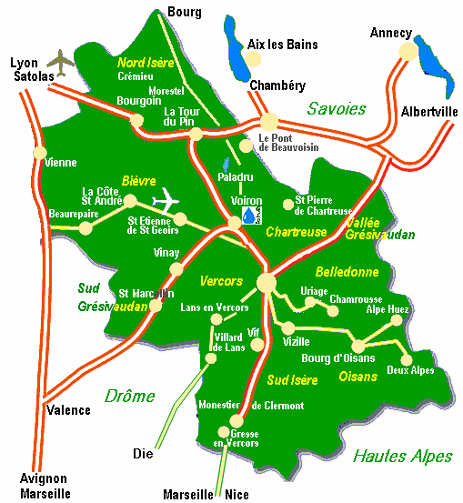 Isère, Drôme, Savoies