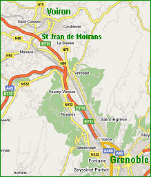 St Jean de Moirans, 25km de Grenoble, 4km de Voiron