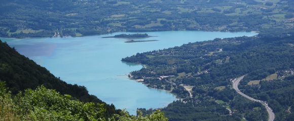 Lac d'Aiguebelette depuis le Col d' l'Epine