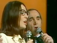Nana Mouskouri et Charles Aznavour