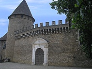 Château de Virieu, la grande cour