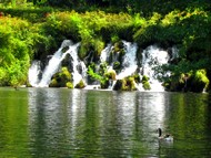 les cascades du parc de Vizille