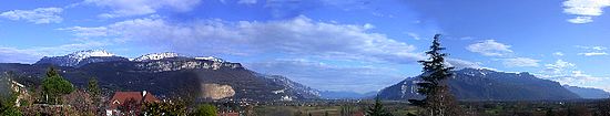 Vallée de Grenoble depuis le Gite La Source