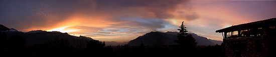 Vallée de Grenoble depuis le Gite La Source