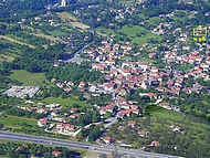 village St Jean de Moirans, vue d'avion